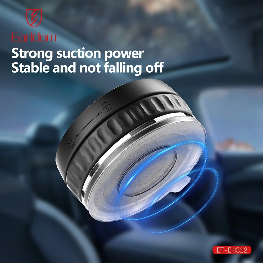 Magnetic Car Phone Holder, Universal Suction Cup, Mirror Gym Bath Shower Stand for Phone