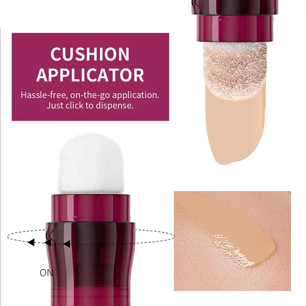 Gesichts Concealer Schwamm Kopf matt flüssige Foundation Make-up Öl Kontrolle langlebige BB Creme wasserdicht aufhellen Kosmetik