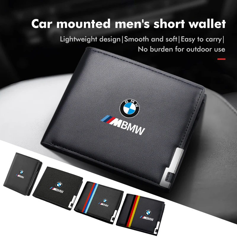 Per BMW PU Licenza di Conducente Dell'automobile di Modo Titolare Della Carta di Credito Portafoglio