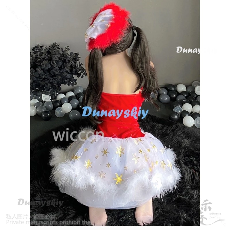 2024 Costumi natalizi Abito sexy Gonna da discoteca Lingerie Biancheria intima trasparente Lolita Fascia per capelli da donna per ragazze personalizzata