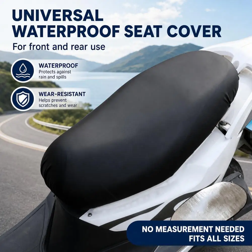 Motorcycle Seat Cover Universal Waterproof Elastic Wear Resistant Scooter Seat Cushion Protector For YAMAHA Electric Bike Case