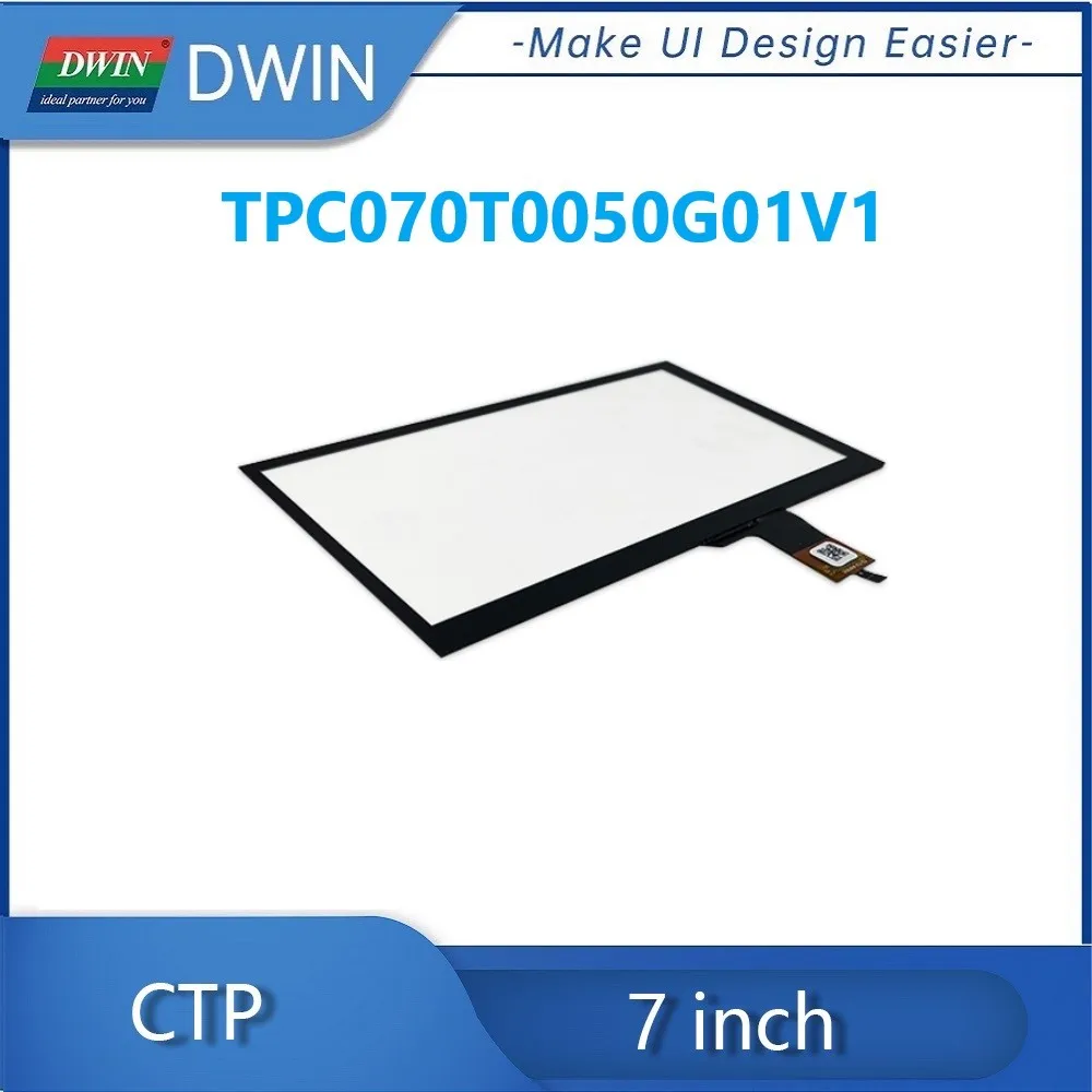 Imagem -03 - Dwin g Mais g Estrutura Painel de Toque Capacitivo I2c Interface Gt911 Controlador Tpc070t0050g01v1 7