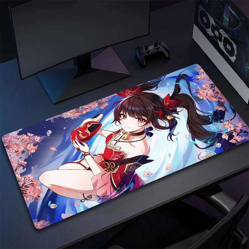 

Honkai Star Rail Gaming Mouse Pad Anime Large Rubber Mouse Mat Game Locking Edge Computer Mousepad Gamer Non-Slip Keyboard Mat