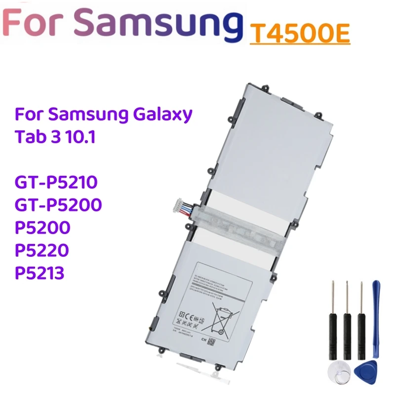 Tablet Battery T4500E T4500C 6800mAh For Samsung Galaxy Tab 3 10.1 GT P5200 P5210 P5220 P5213