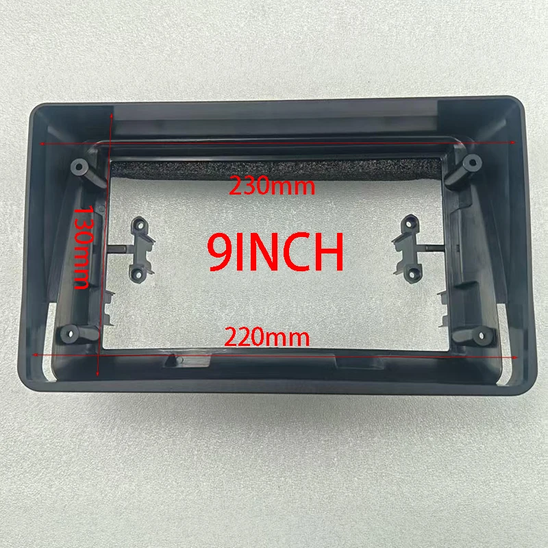 For FIAT PANDA 2003-2012 9INCH 2 Din Car Radio Plastic Fascias Panel Dashboard Frame Installation GPS Android Multimedia cables 3