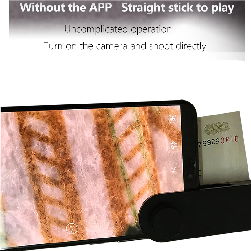 عدسة ماكرو عالمية 400x مجهر بصري عدسة طبية للهواتف الذكية مع ضوء LED للهاتف #5