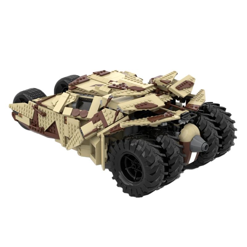 Famous Film Series UCS Knight Rider Bat Car Camo Tumbler MOC-94647 Building Blocks technology Bricks Toys Model Collection Gifts