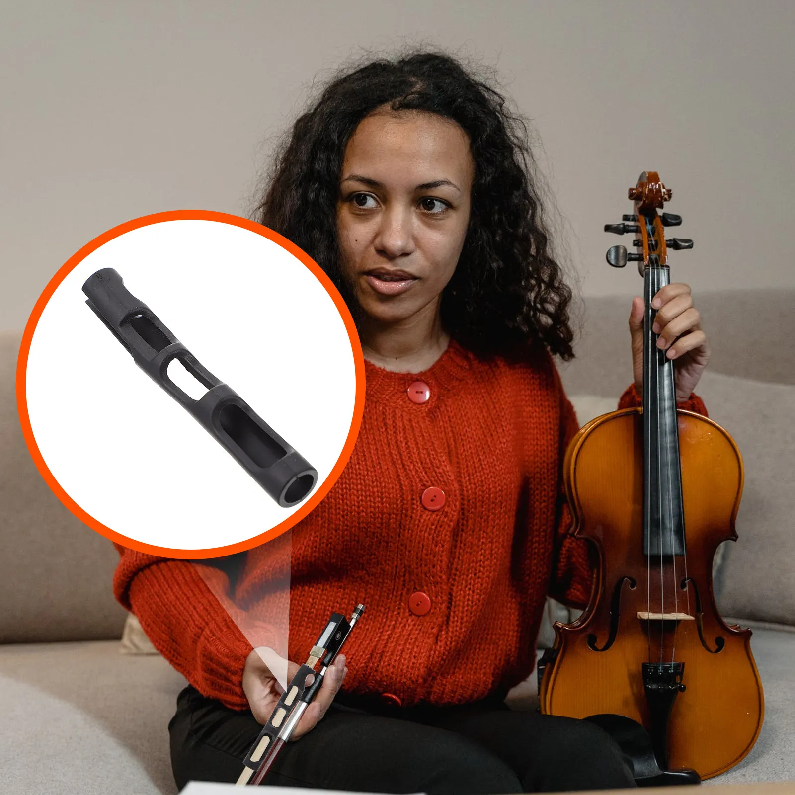 1Pcs Violin Accessories Posture Correct Tool Fine Workmanship Durable Bow Straightener Adult Bow-Holder Violin Grips Bow Tool