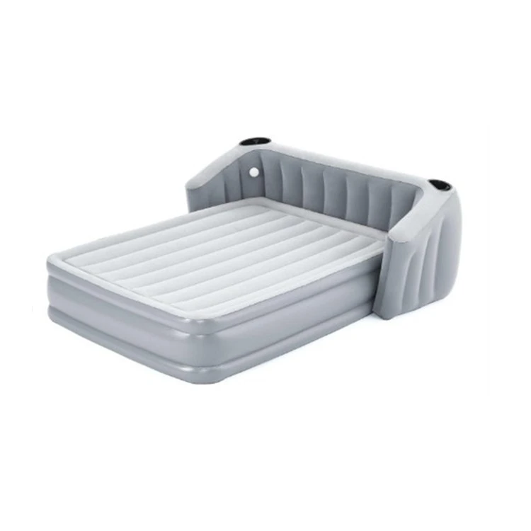 Air mattress lunch break double air mattress bed built-in electric pump