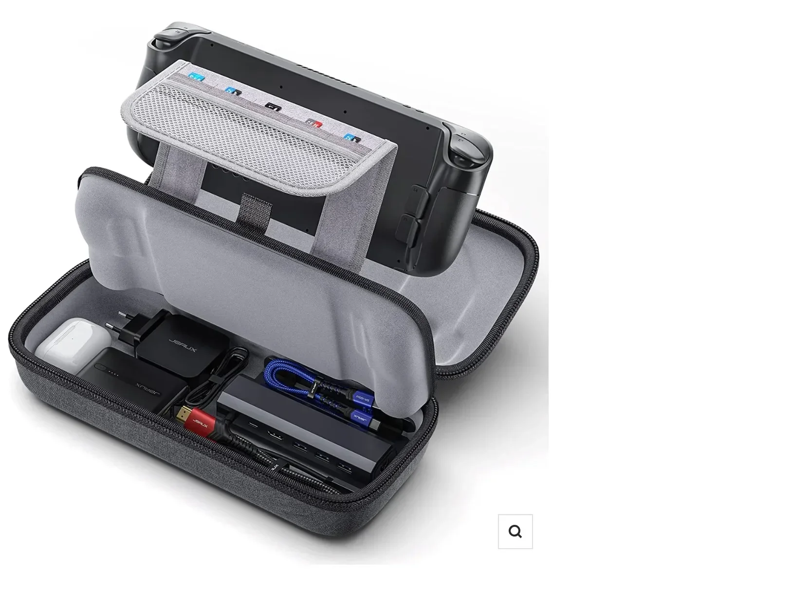 2025JSAUX Moko Steam Deck Cover Upgraded Carrying Case Waterproof Chest Bag Oxford Cloth Handheld Durable Waterproof