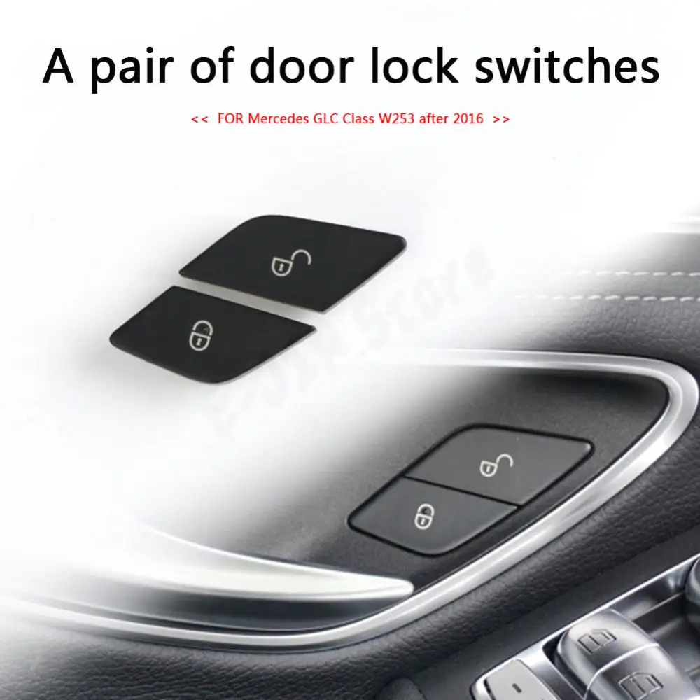 

Car Front Door Lock Switch Button 2059055251 Driver Side Door Lock Unlock Switch Button for Mercedes Benz C GLC Class W205 W253