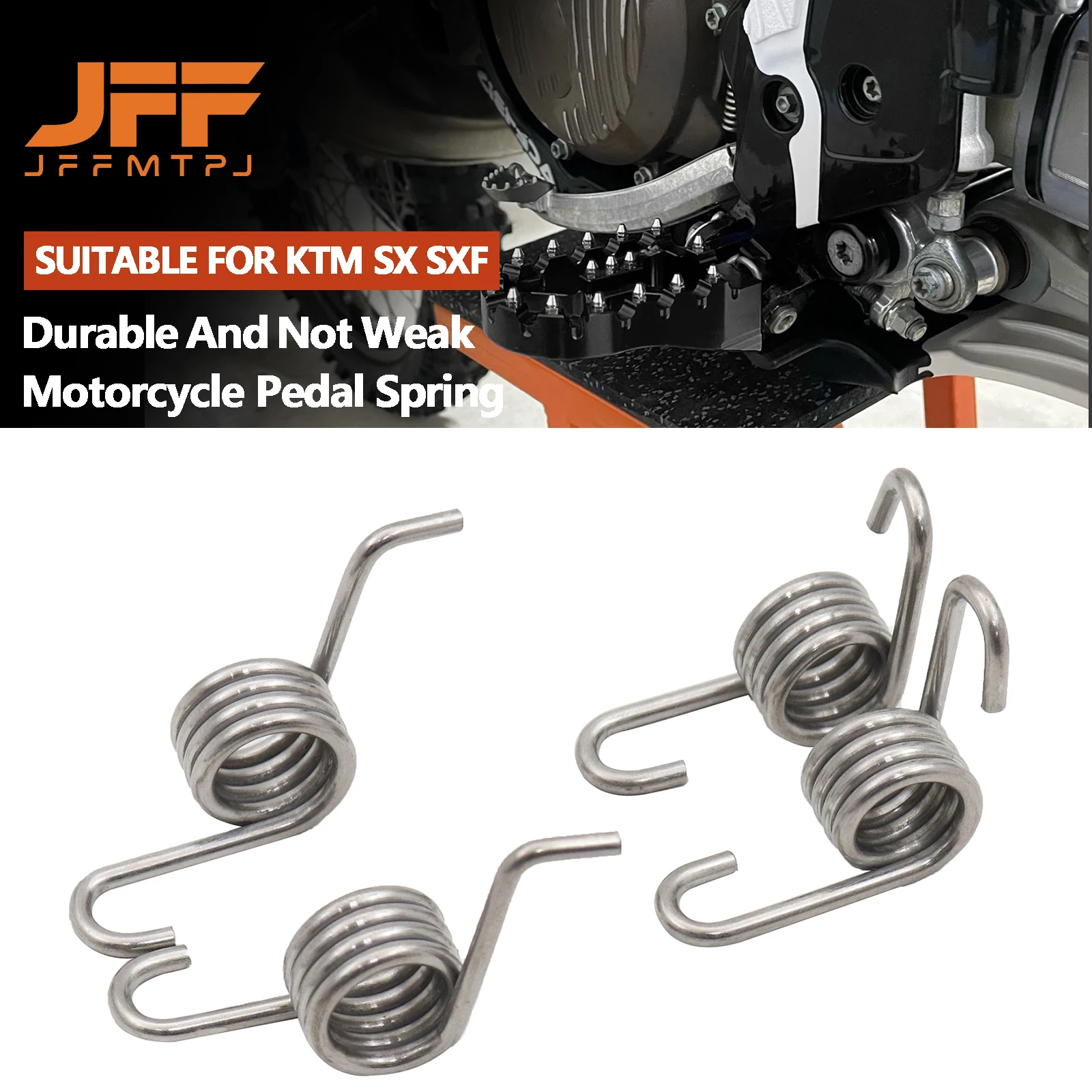 Motorcycle Foot Pegs Footpegs Footrest Spring For KTM SX SXF EXC EXCF XC XCF XCFW HUSQVARNA TC FC TE FE FS 125-501