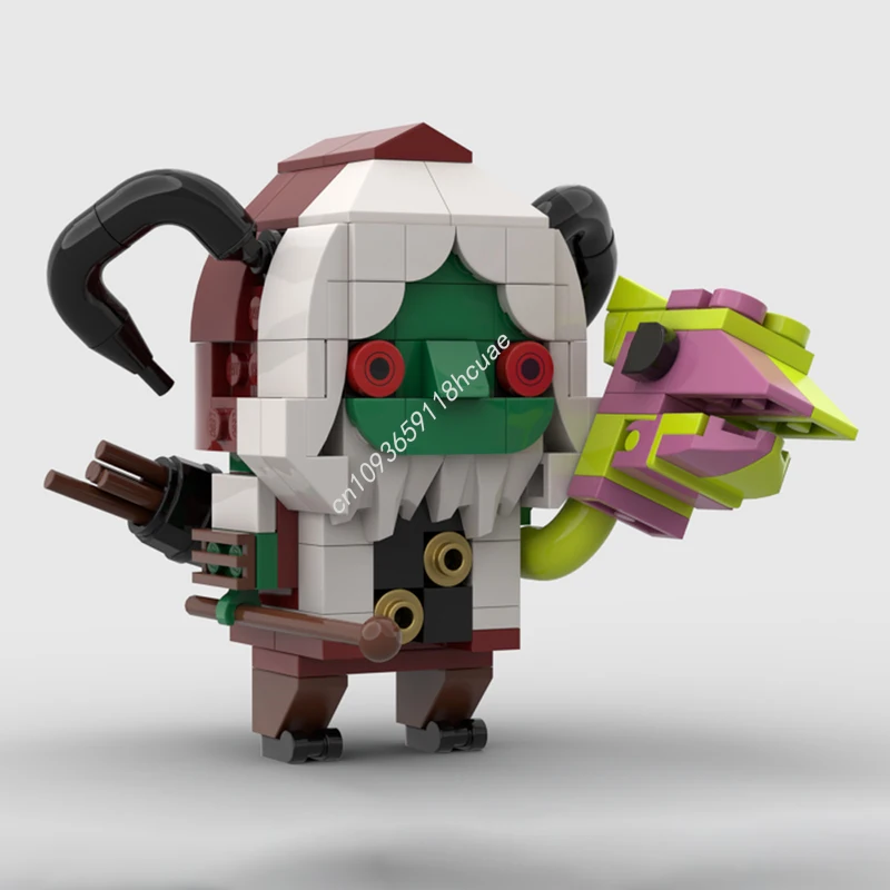 

317pcs MOC Krampus (and Rejects) Dice Throne Brickheadz Building Blocks Adult collector Children's Model Christmas toy Gift
