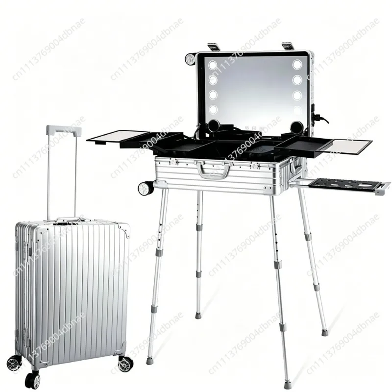 Suitable for Cosmetic Cases, Special for Makeup Artists, Light Aluminum-magnesium Alloy with Lights and Brackets,