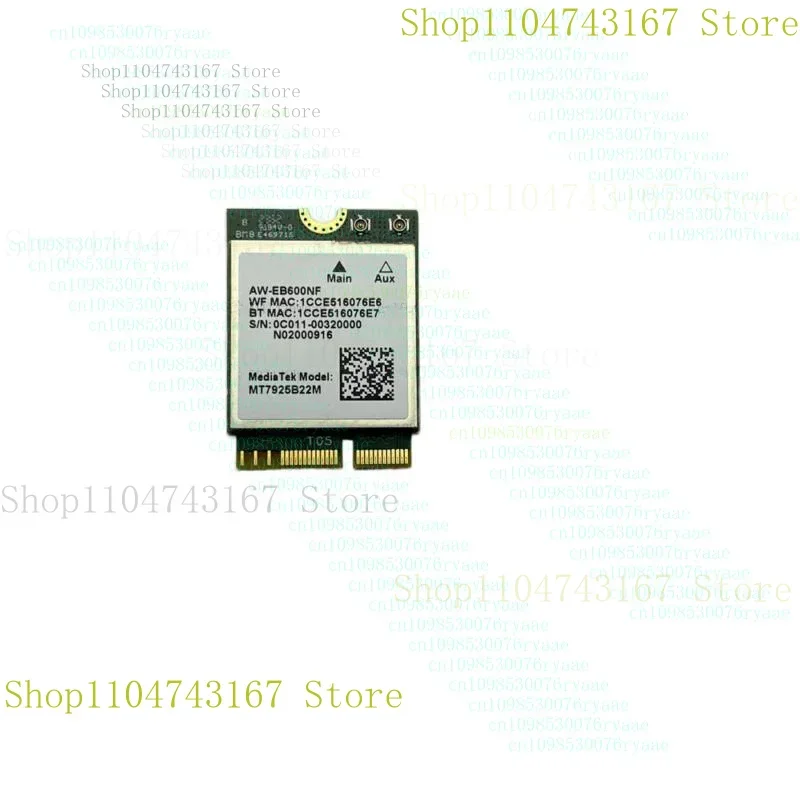 

QIN НОВЫЙ AMD для Mediatek RZ717 MT7925B22M M.2 WIFI 7, беспроводной Bluetooth 5.4 AW-EB600NF XMSJ