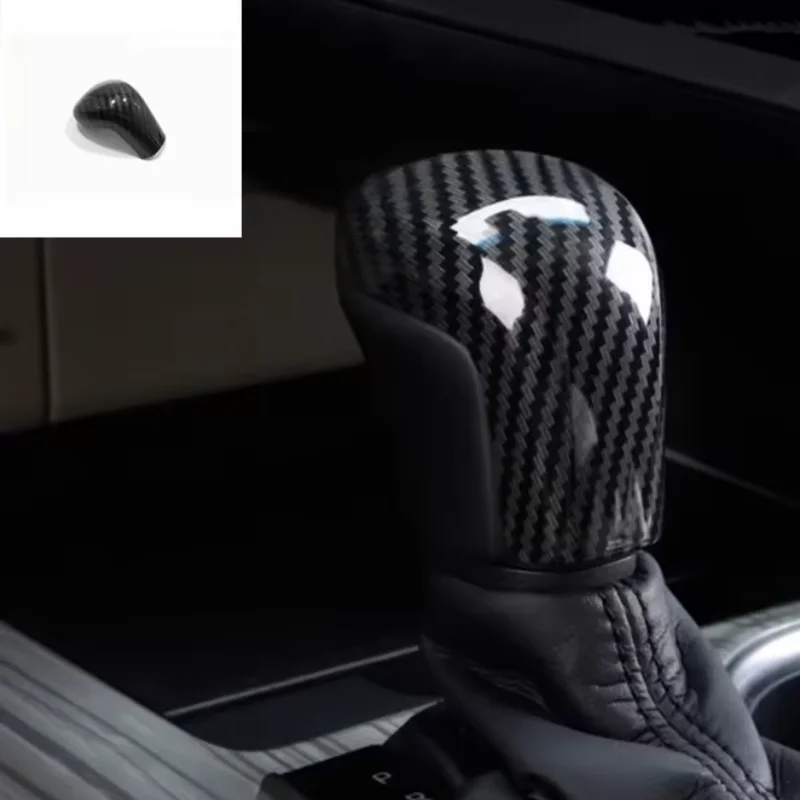 For Toyota Corolla E210 2019-2024 Hybrid Camry ABS Car Gear Head Shift Knob Handle Cover Trim Case Sticker
