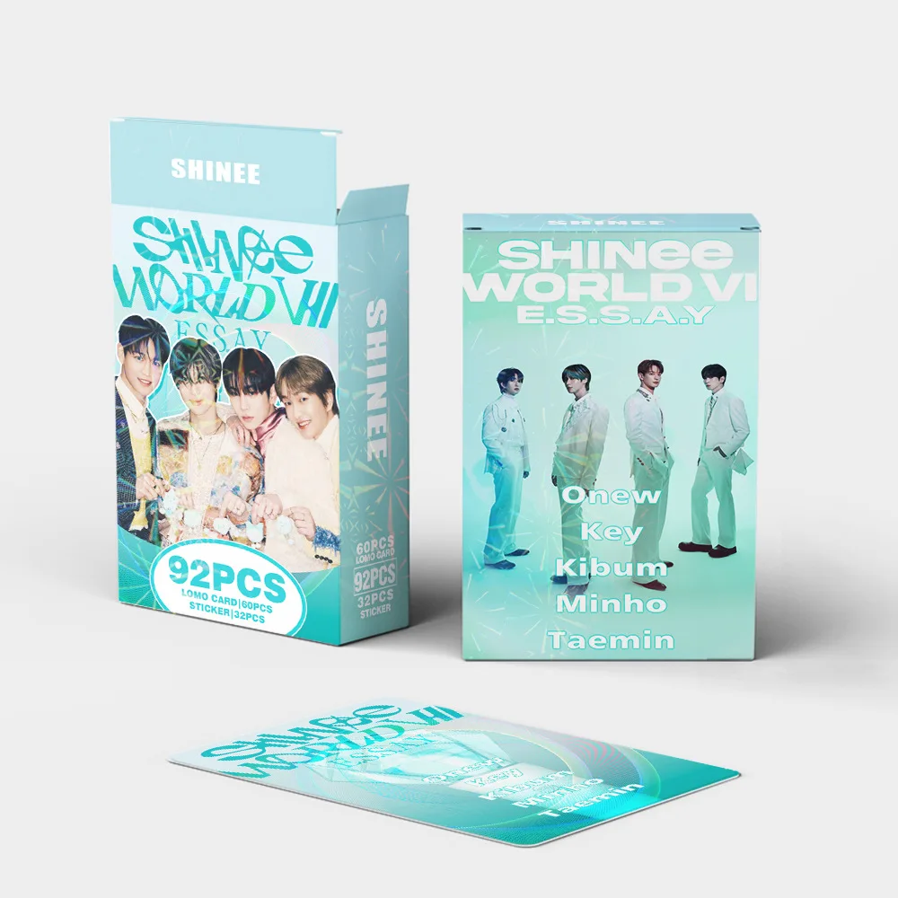 

92 Small Cards Boy Band New Album Poet l Artist Merchandise Celebrity Photo Cards LOMO Cards Fan Collection Cards