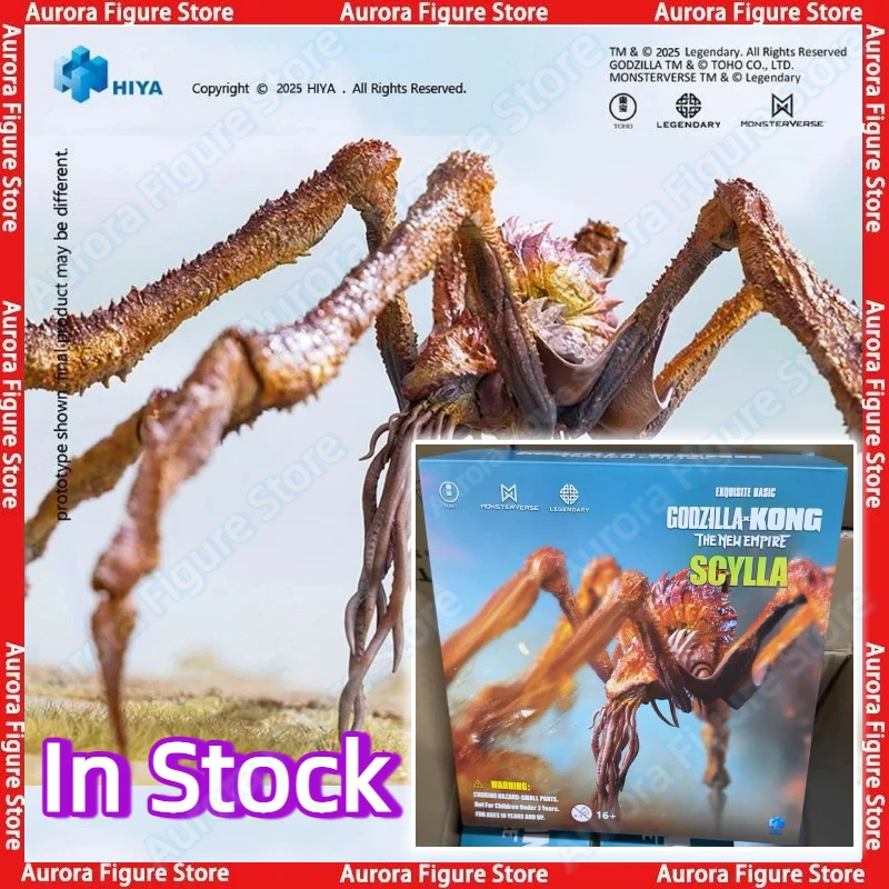 

In Stock HIYA Exquisite Basic Godzilla Vs Kong The New Empire Scylla Anime Action Figures Toys Model PVC Gift Collector