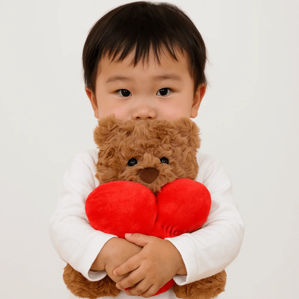 

ПП хлопок держит сердце кролик пушистое сердце ручной работы медведь мягкая коллекция животных интерактивная собака вест-хайленд домашний декор