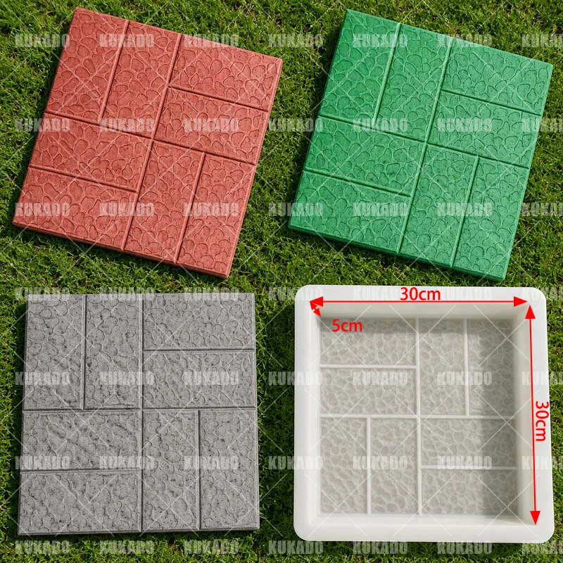 30 * 30 * 5cm Step Cement Paving Antique Tiles Chinese style Courtyard Ancient Architecture Courtyard Lawn Mold Pedal