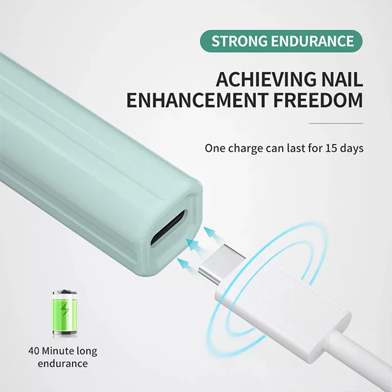 المحمولة باليد مسمار مصباح صالون سريعة الجافة USB آلة أدوات العلاج بالضوء المنزلية المهنية الأشعة فوق البنفسجية LED مسمار أدوات