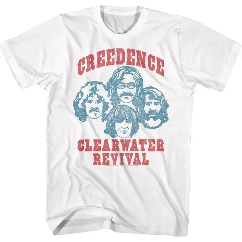 Koszulka z krótkim rękawem Creedence Clearwater Revival Bikers Oversize T Shirt Funny Men Women T-shirt Cotton Streetwear Tops Tee Clothing