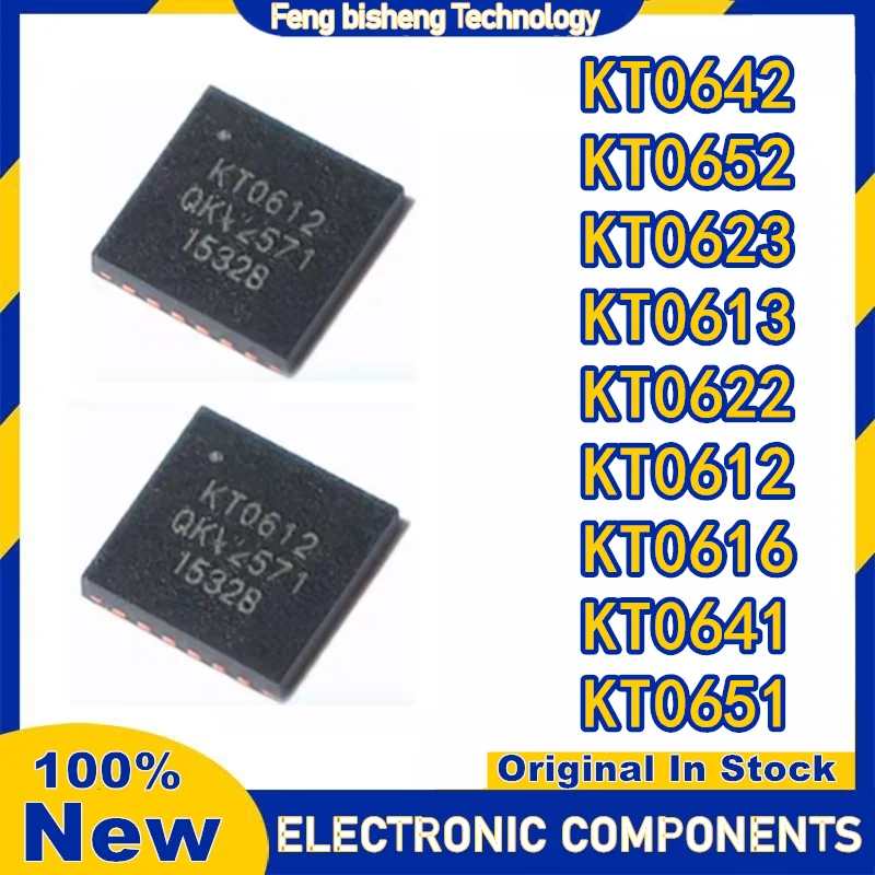 5pcs kt0642 kt0652 kt0623 kt0613 kt0622 kt0612 kt0616 kt0641 kt0651 qfn Chipsatz neues Original auf Lager