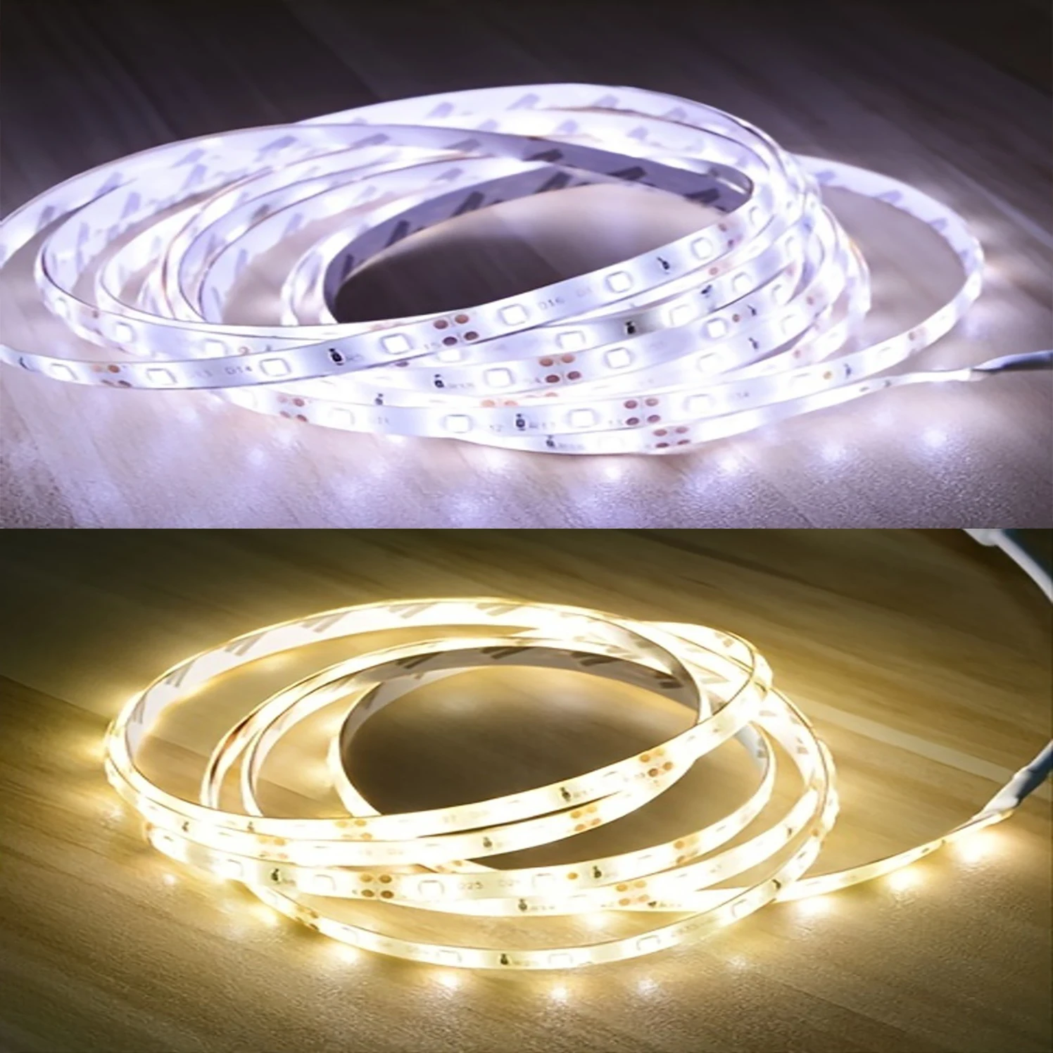 DC 5V USB LED Strips with ON-OFF Switch 2835 White Warm White LED Strip Light TV Background Lighting Tape Home Decor Lamp image 2