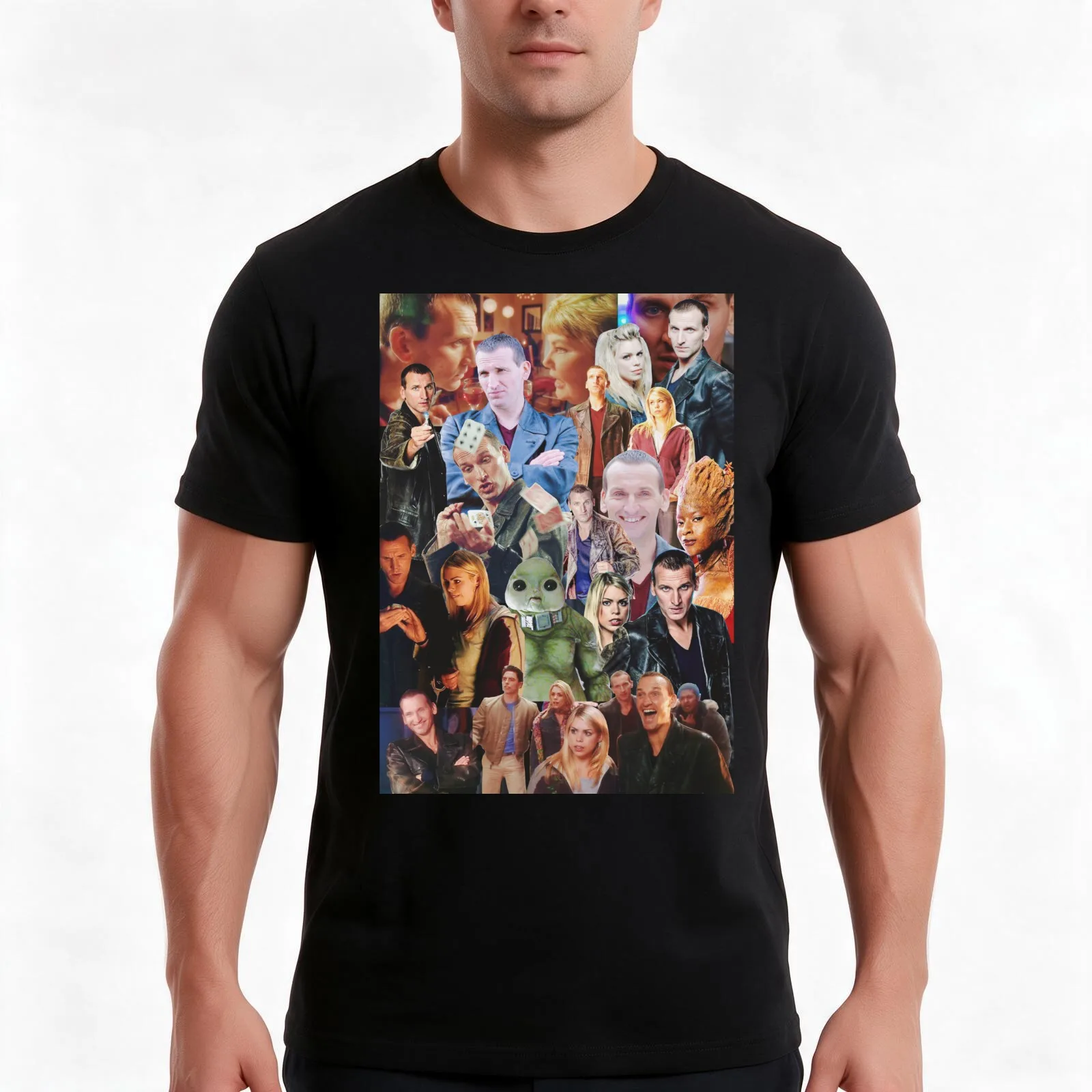 ninth doctor <3 T-Shirt Summer Casual Cotton Tee Oversized Streetwear Tops Vintage Graphic Print Unisex Men Women