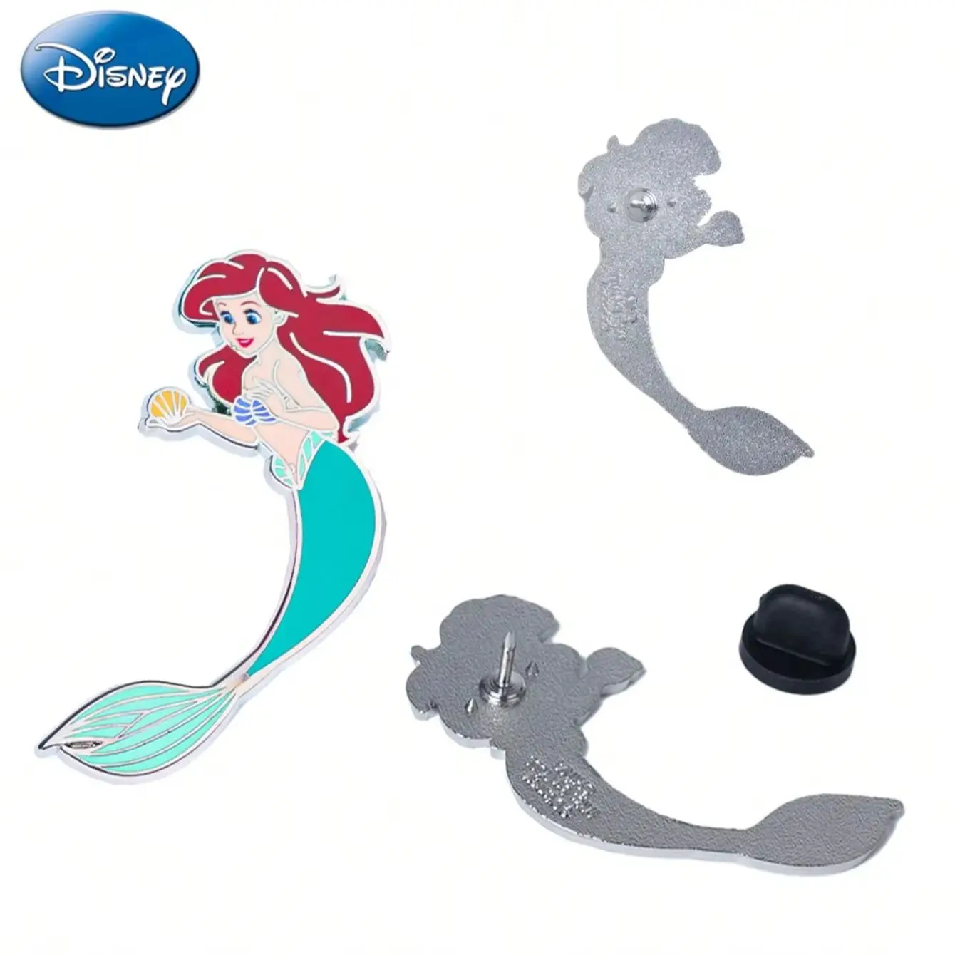 1 Stück offiziell lizenzierte Disney-Sammlerbrosche aus Emaille mit Prinzessinnen-Motiv, exquisites, süßes kleines Geschenk, modisches Accessoire – Detail 15