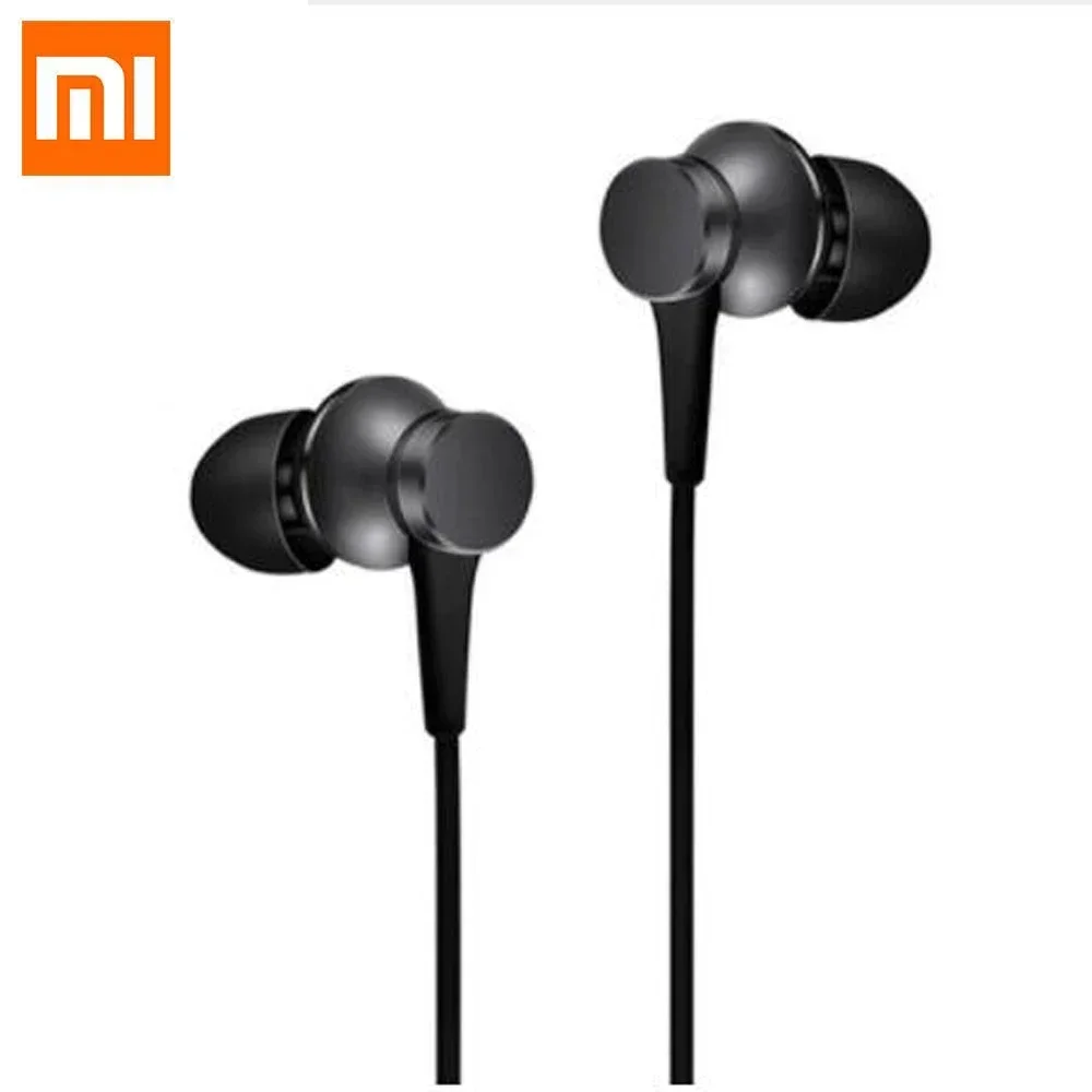 Original Xiaomi in-ear Sport Headphone with Mic Headset for Phone Xiaomi Samsung Huawei-Piston 3 Earphone Bass Wired 3.5MM