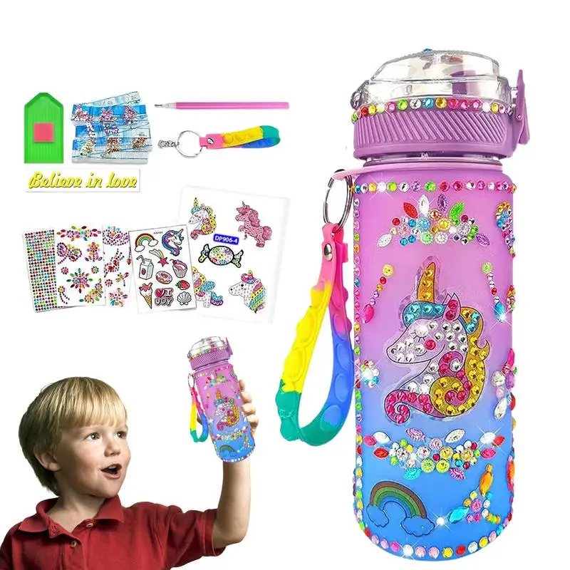 

Make Your Own Water Bottle For Girls Create Your Own Water Bottle With Stickers Arts And Crafts Kits Toys For Girls Aged 6-12