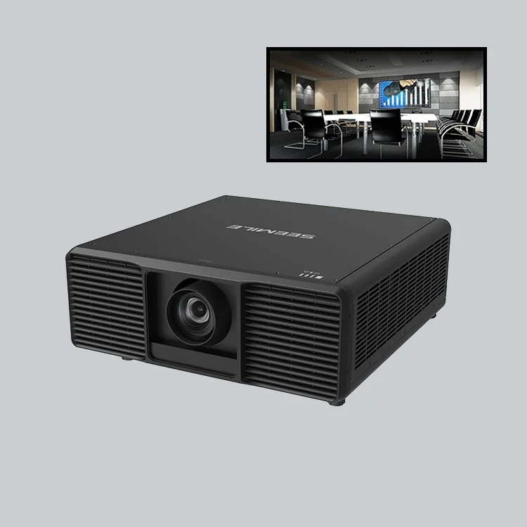 17000 ANSI Lumens Ultra Hd Video Projector Electric Zoom SLPL Pure Laser Projector For Education Use