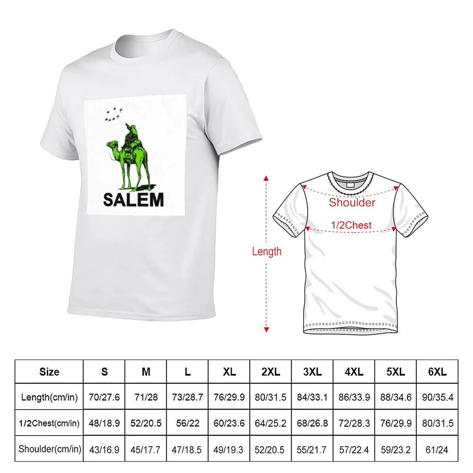 salem silk road shirt T-Shirt basketball graphic tees summer clothes t shirts for men
