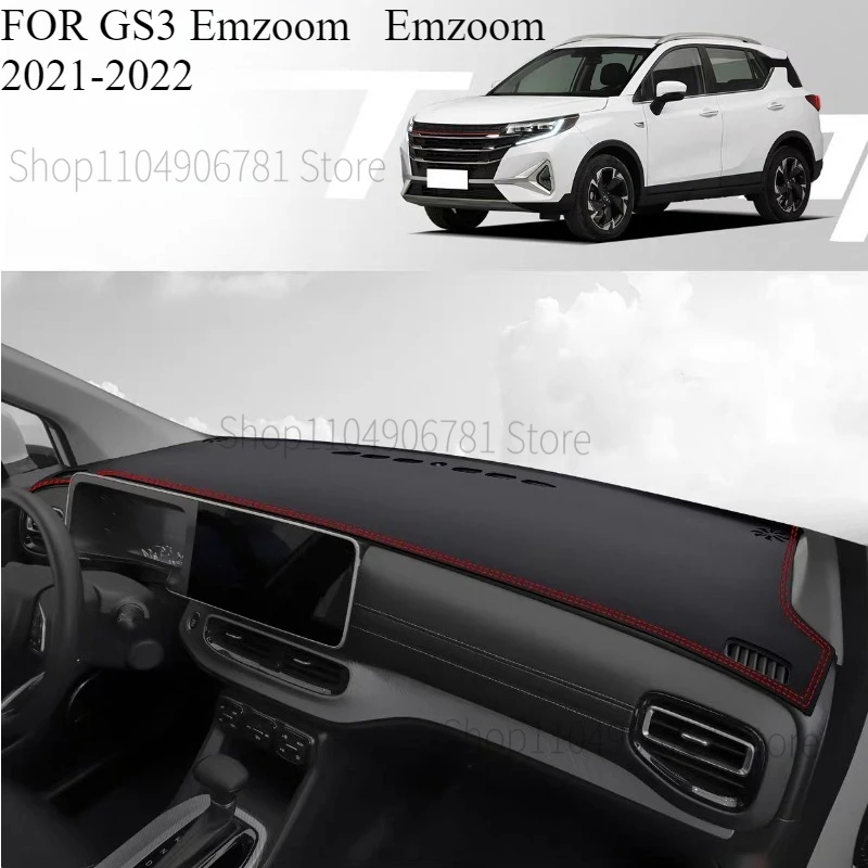 

FOR GS3 Emzoom Emzoom 2021-2022 Car Dash Mat Dashmat Dashboard Mat Cover Sun Shade Dash Board Cover Carpet Accessories