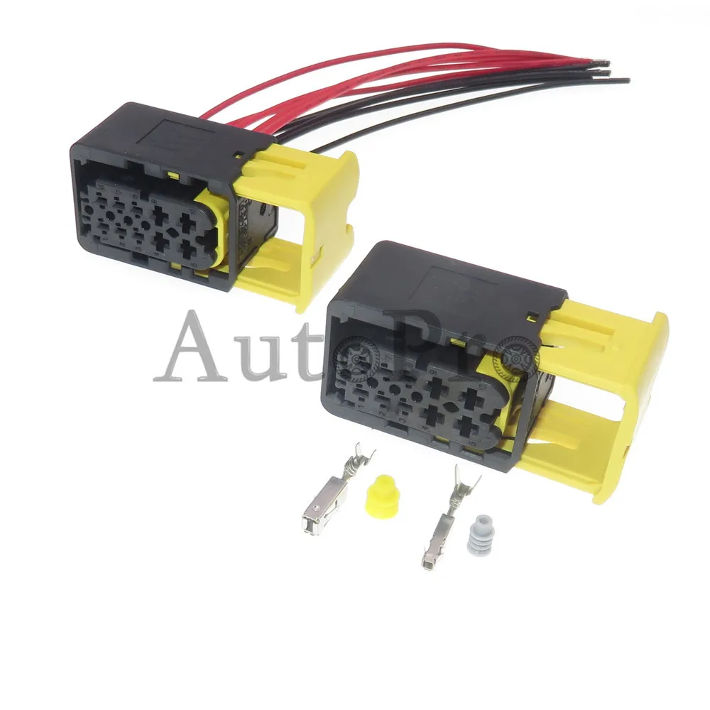 1 Set 10 Hole AC Assembly 1.5 3.5 Series Automotive Waterproof Connector 1-1564514-1 Car Electric Wire Sealed Socket