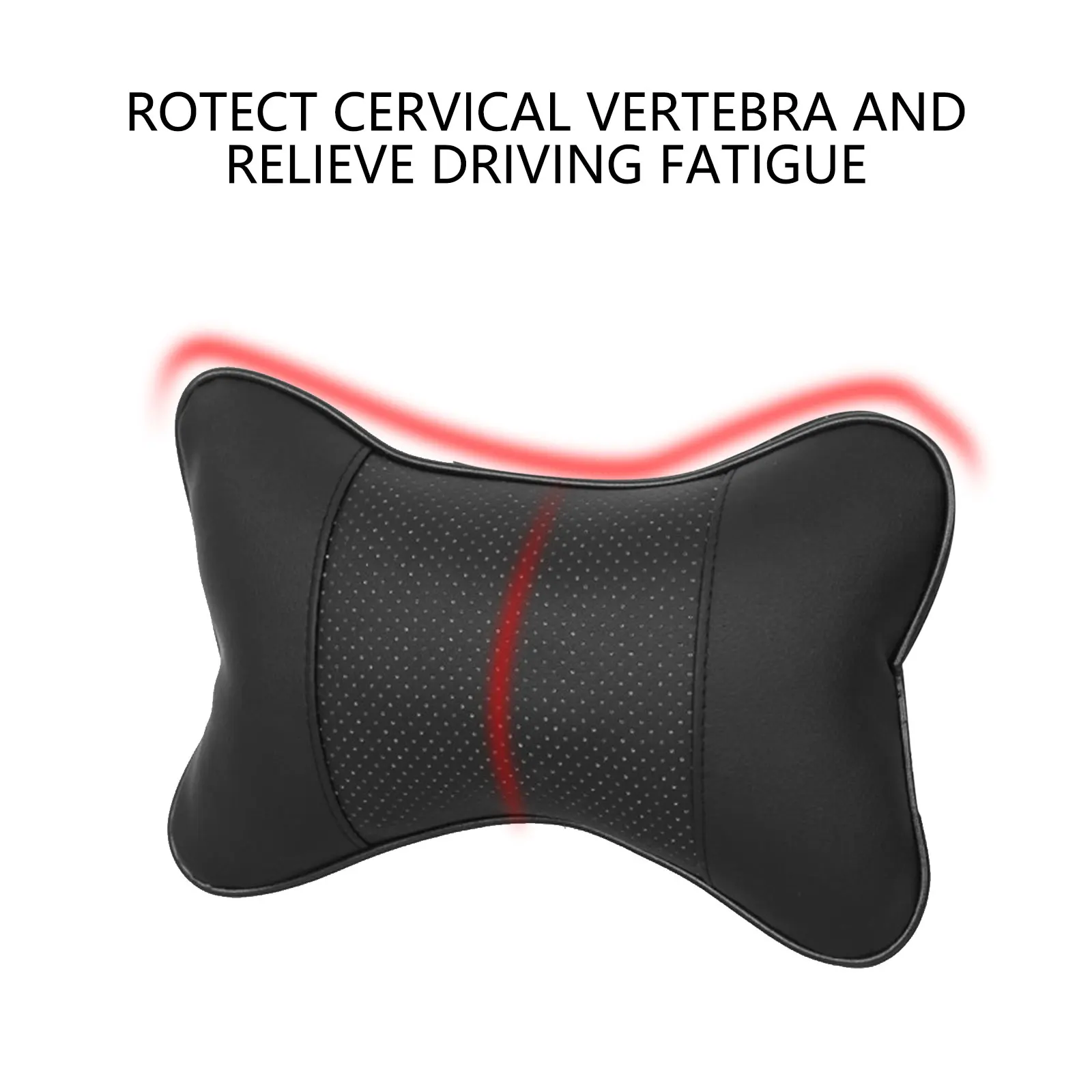 Soft Car Seats Neck Pillow Breathable Auto Head Neck Rest Cushion Relax Neck Support Cervical Headrest Comfortable Car Pillow