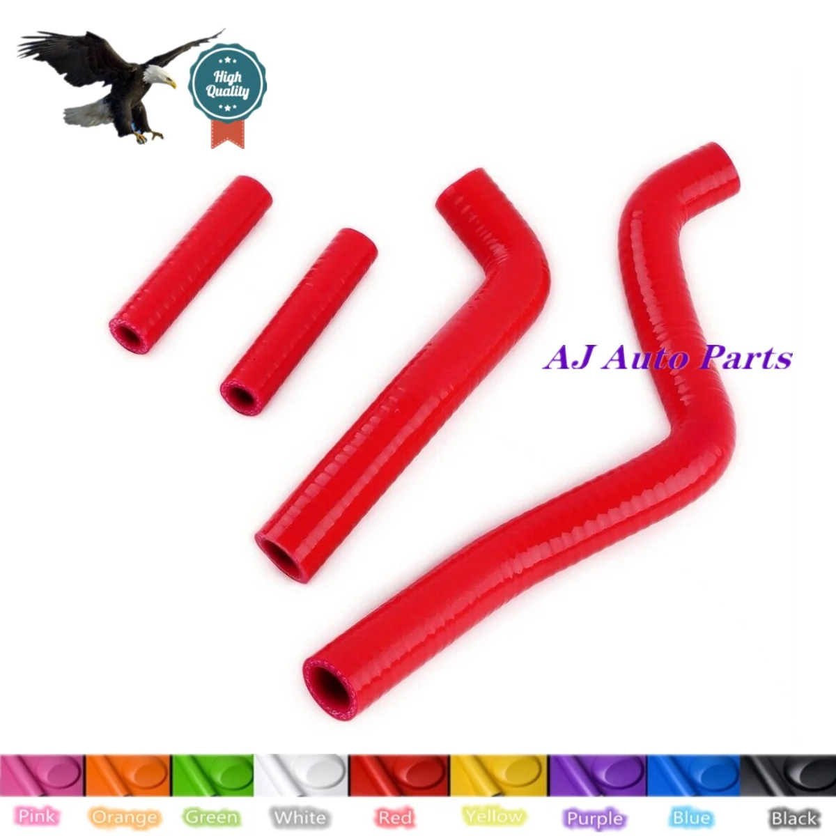 

FOR KAWASAKI KX 125 1994-2002 AJ SILICONE RADIATOR COOLANT HOSES （3 -PLY Hose ）