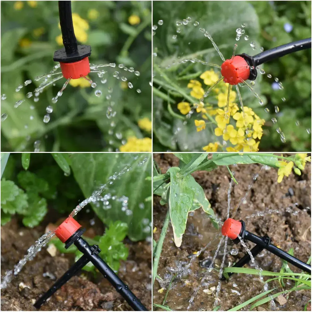 Drip Irrigation System DIY Saving Water Automatic Watering System for Garden, Greenhouse, Flower Bed, Patio, Lawn