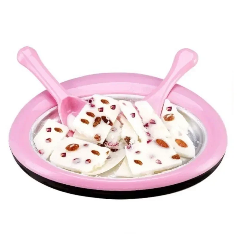 Mini gelatiera per cartoni animati e macchina per Yogurt fritto macchina per laminazione estiva fresca per bambini strumenti per gelato per bambini