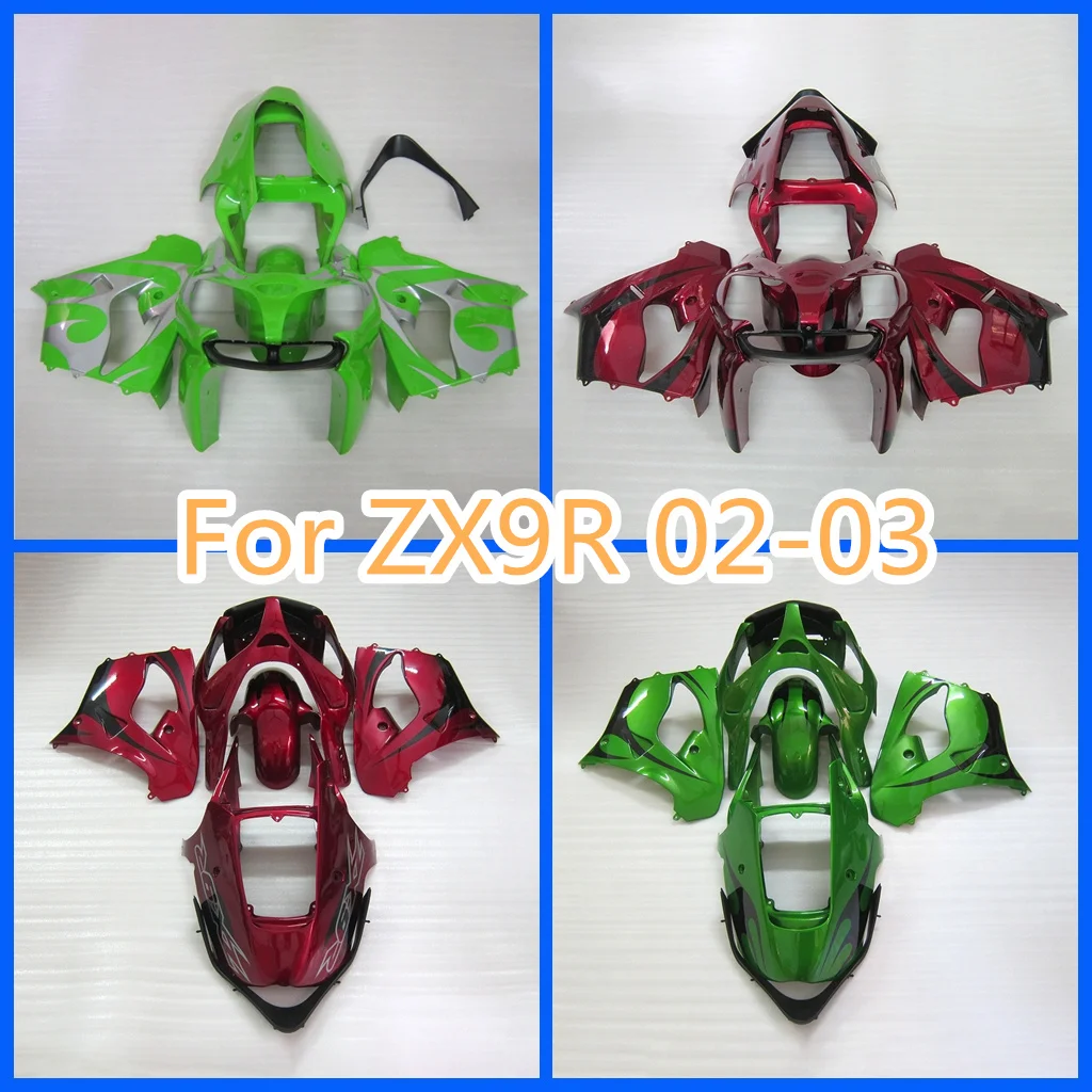 

Free Custom 100% High Grade for Ninja Fairing Kit ZX-9R 02 03 ZX9R 2002 2003 Sportbike Body Repair Bodykit