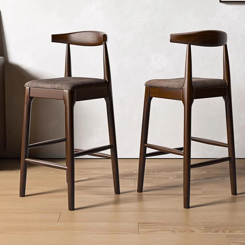 

Reception Desks Nordic Barstools Counter High Living Room Designer Throne Barstools Wood Aesthetic Sillas Garden Furniture Sets