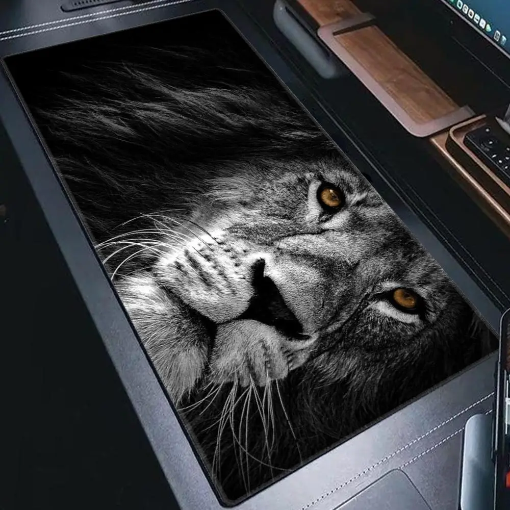 

Animals Lion Tiger Horse Mouse Pad Gamer XL HD Large Home Custom Mousepad XXL Carpet Natural Rubber Laptop Desktop Mouse Pad