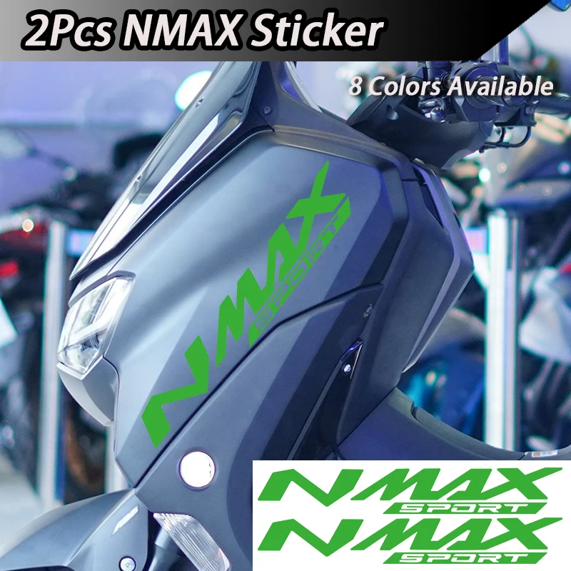 Motorcycle Scooter Stickers NMAX Front Stripe Fairing Decals Waterproof Accessories For YAMAHA NMAX 155 V2 ABS Nmax 150 125 160