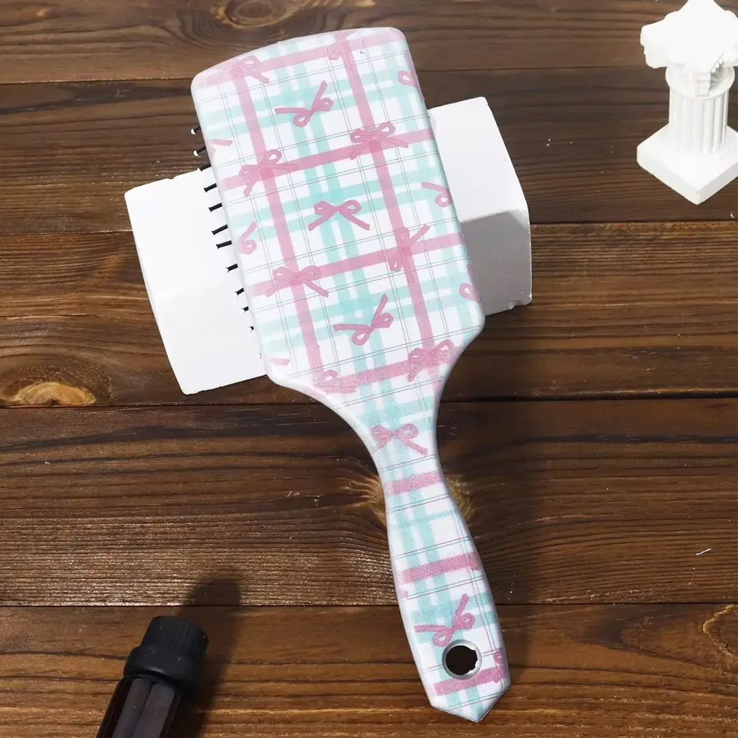 1 قطعة مشط تدليك وسادة هوائية بنمط عقدة الفراشة-مضاد للكهرباء الساكنة، مع تصفيف سلس، تمشيط، وعقدة، خاص لشعر مستعار حقيقي #5