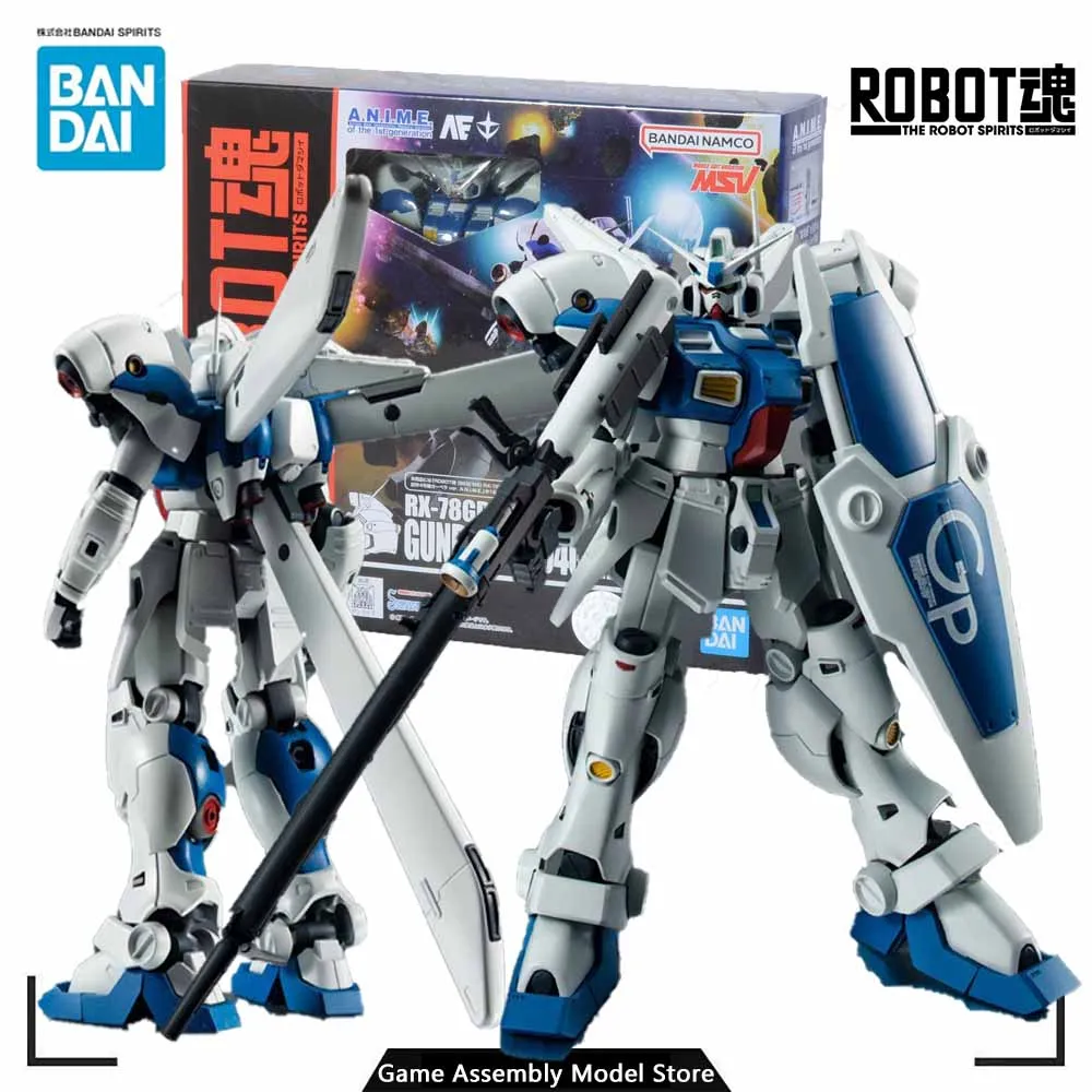 

Bandai Genuine Assembled Model Robot Spirits Side MS RX-78GP04G Gundam GP04G Gerbera Ver Anime Action Figure Kit Toy