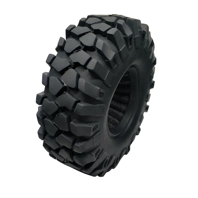 

LCLL-4Pcs 1.9 Inch 108Mm Rubber Tires Wheel Tyre For 1/10 RC Crawler Car Axial SCX10 III AXI03007 90046 Traxxas TRX4 D90 MST
