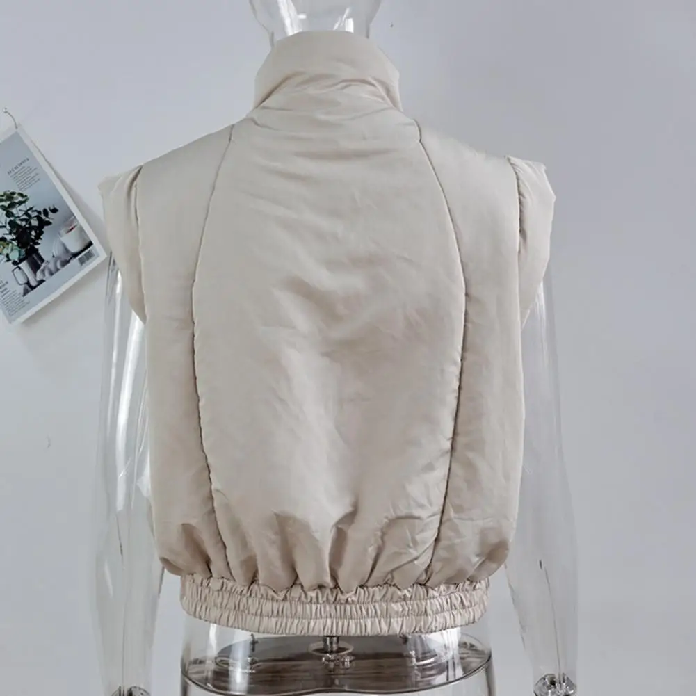

﻿ New 2025 Spring Summer Casual Fashion Ladies Vest Coat Korean Version Zipper Pocket Women's Waistcoat Jacket Short Jacket
