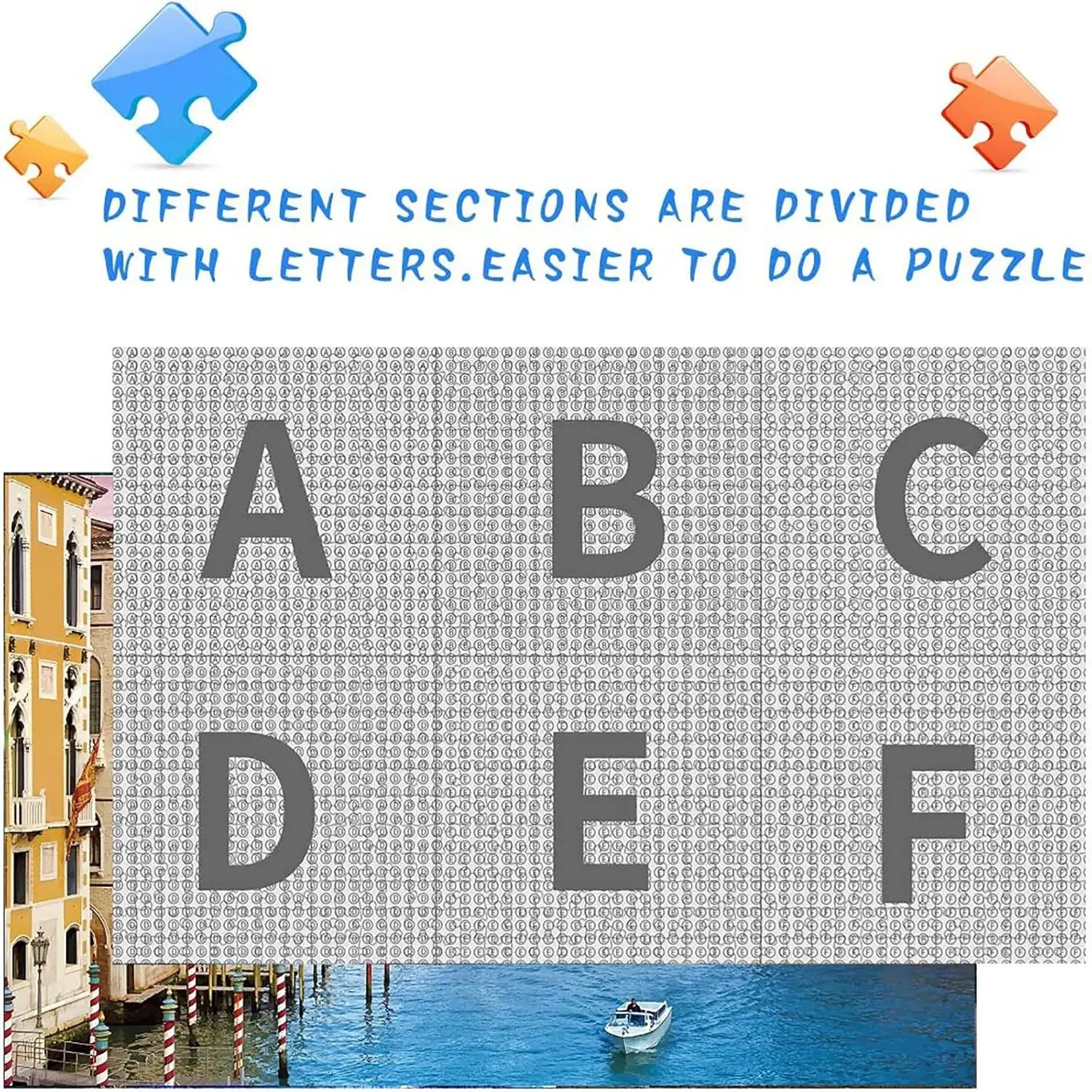 Water City Venice 1000/500/300 Teile Puzzle Holzpuzzles Anspruchsvolle Familienaktivitätsspiele für Spiele, Schlafzimmer, Wohnzimmer