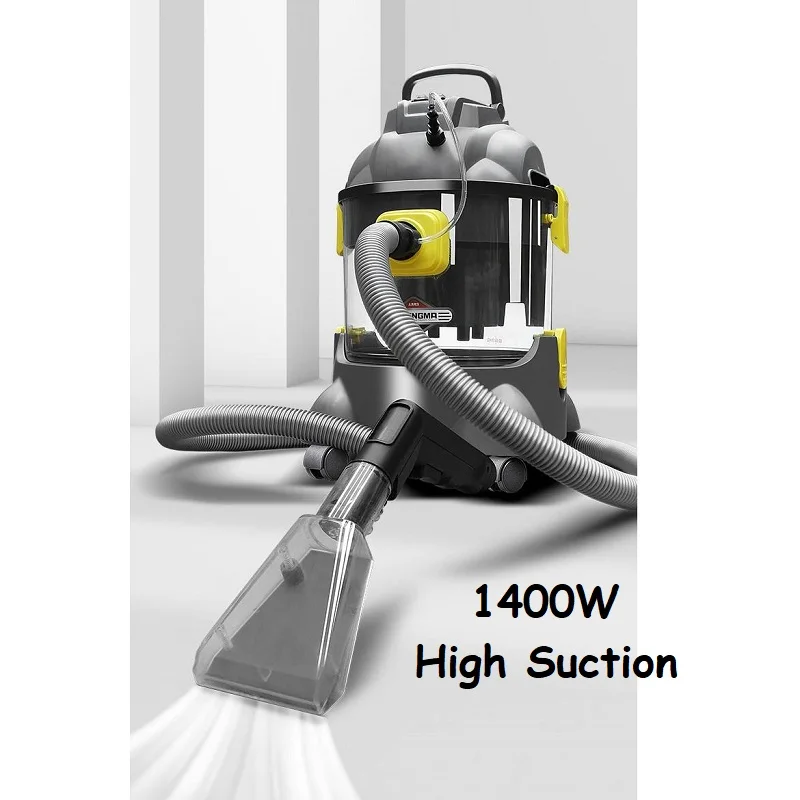 1400W Professional Portable Six Cleaning Function In One Curtain Carpet Sofa Car Interior Mattress Vacuum Steam Cleaner Machine